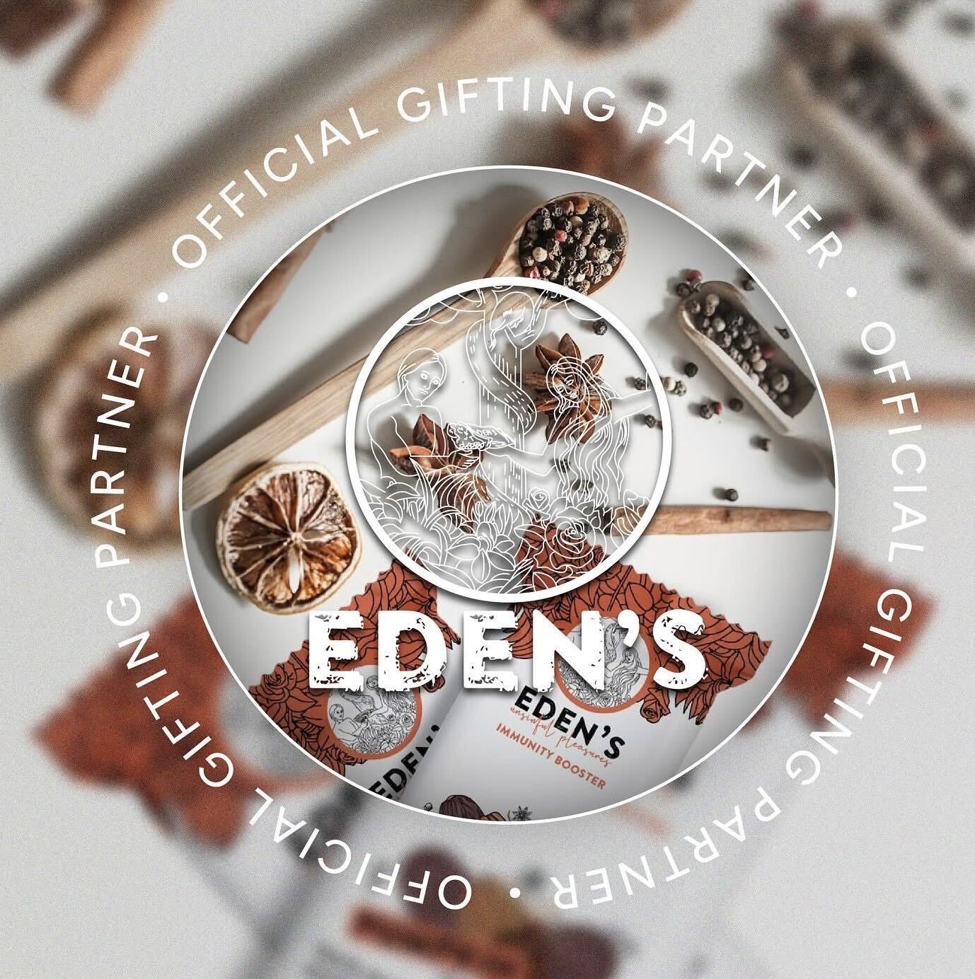 Eden’s official gifting partner graphic.