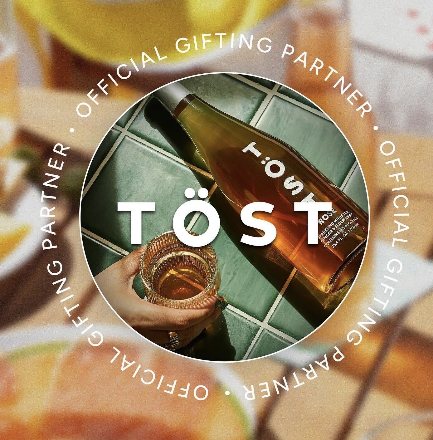TÖST official gifting partner graphic.