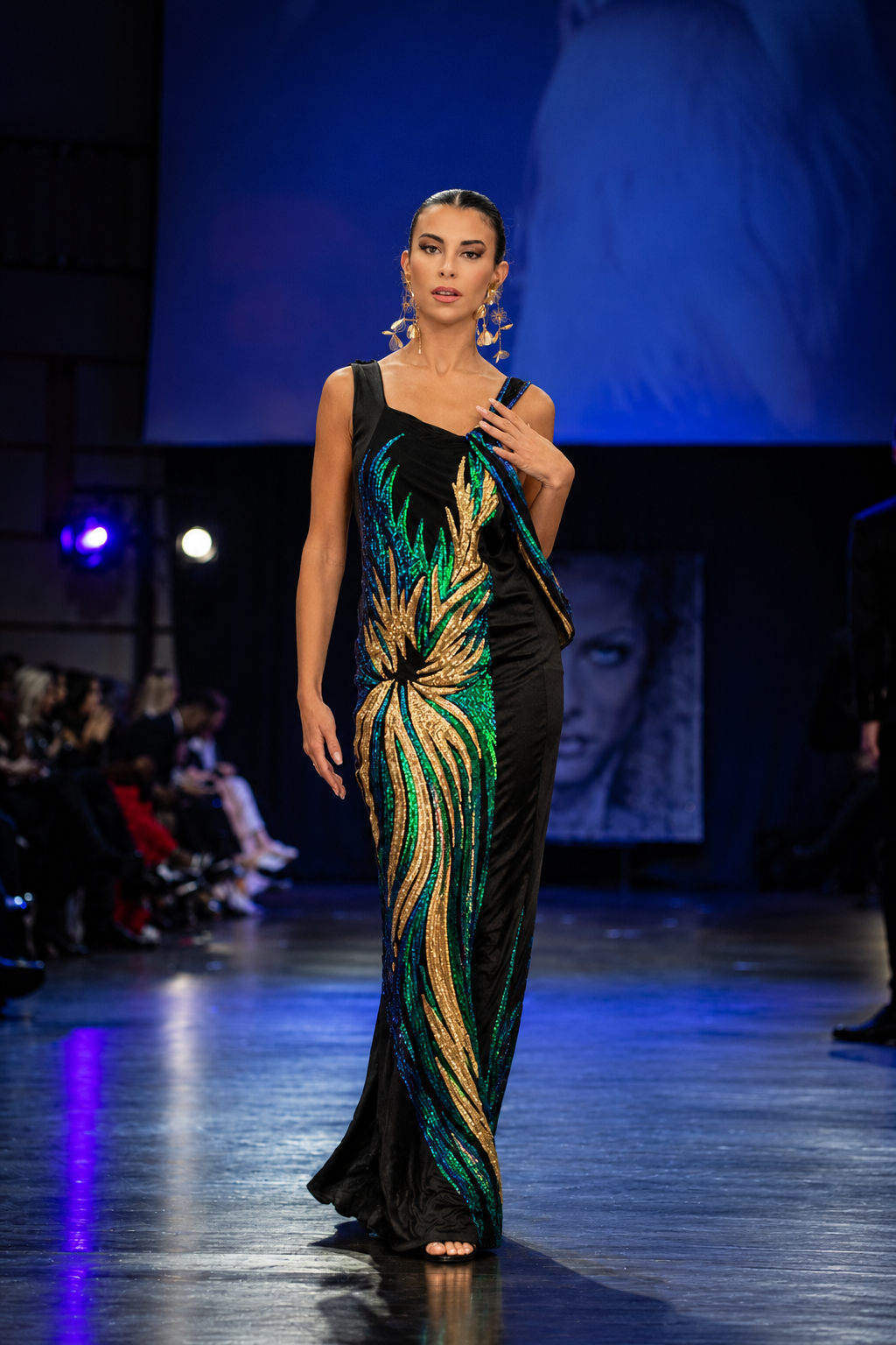 Haute Styles Week runway model