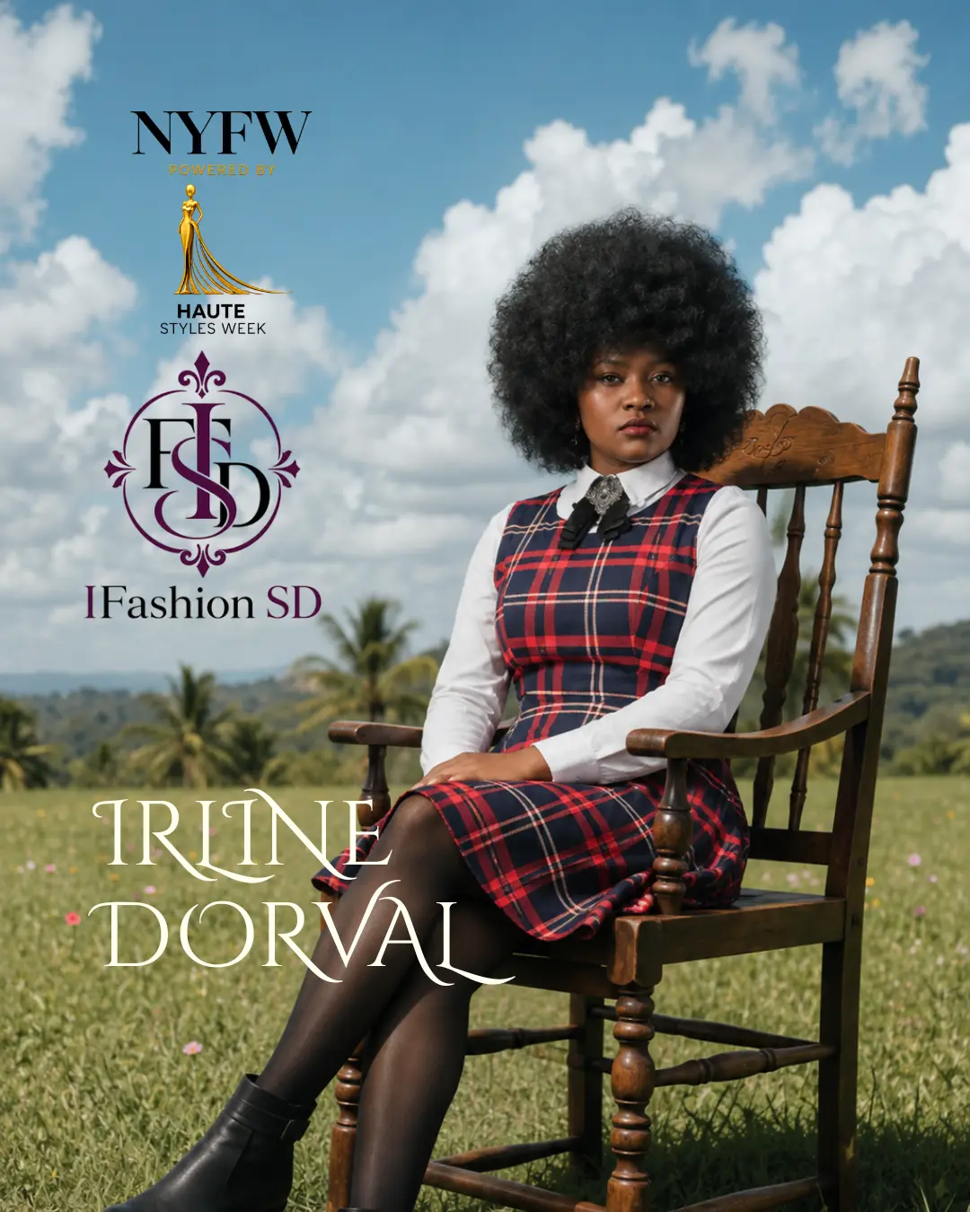 Irline Dorval — IFashion SD runway flyer