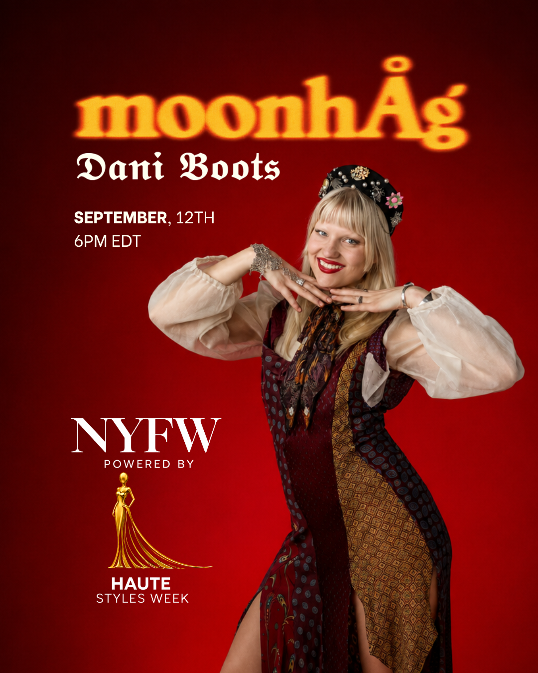Dani Boots — supplied New York Fashion Week designer flyer