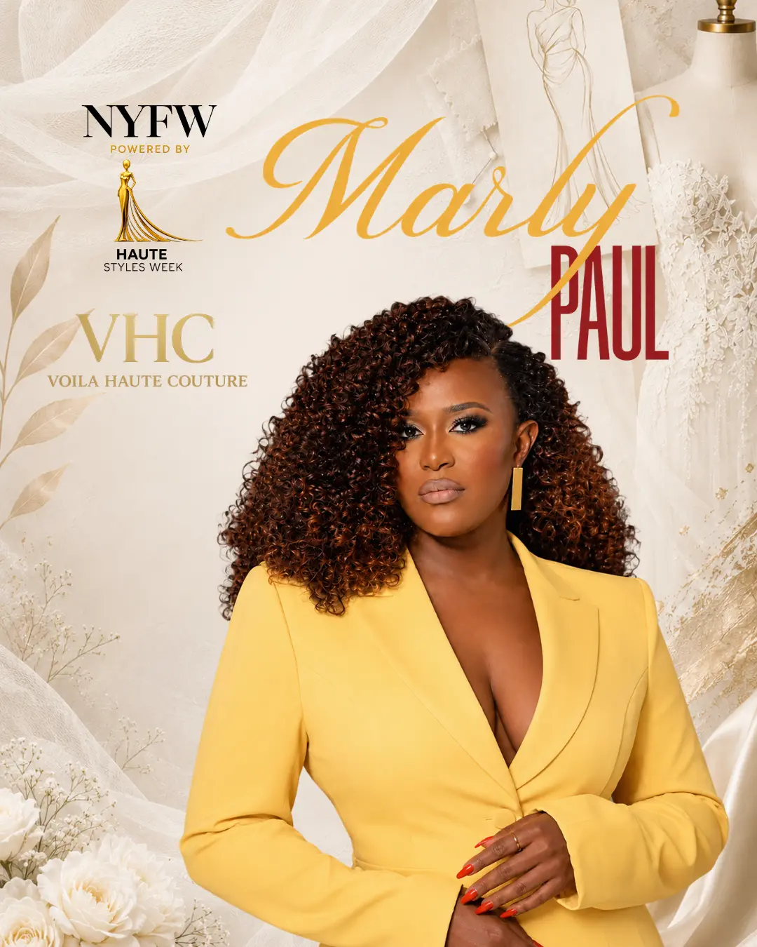 Marly Paul — Voila Haute Couture runway flyer