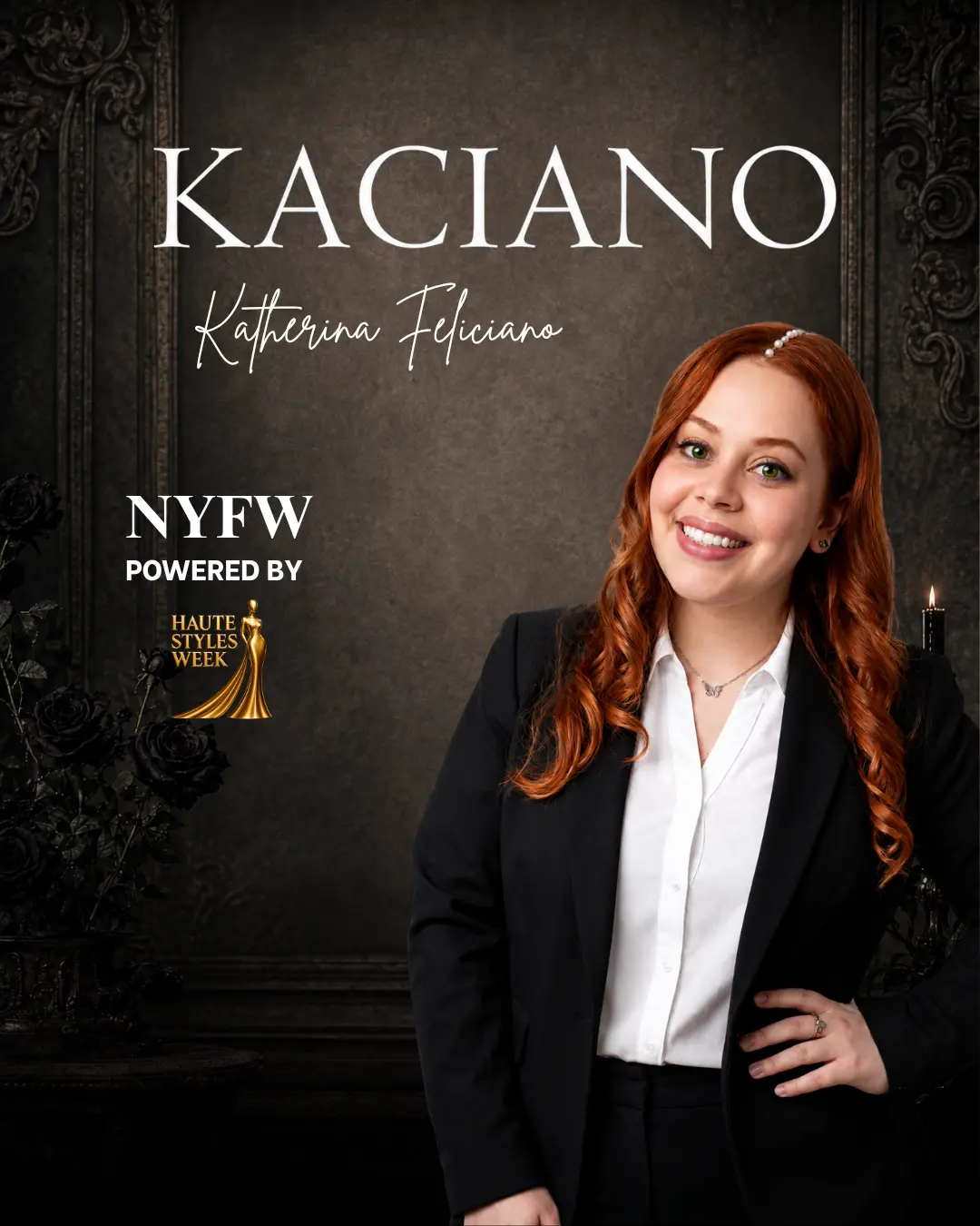 Katherina Feliciano — Kaciano Atelier runway flyer